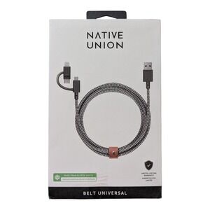 D4-O Native Union 6.5' USB Type-A-to-Micro-USB/USB Type-C Cable